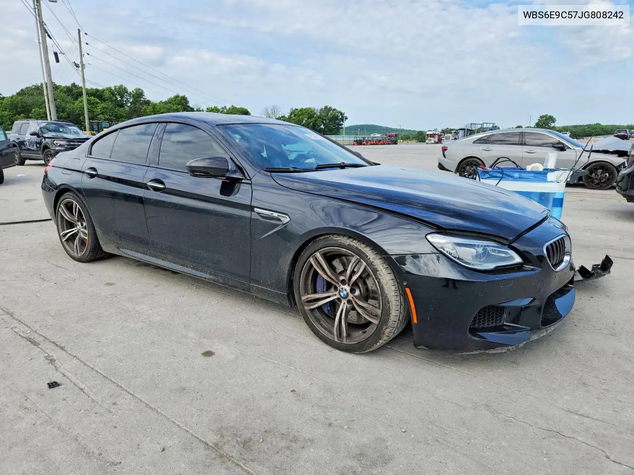 2018 BMW M6 Gran Coupe VIN: WBS6E9C57JG808242 Lot: 55299156