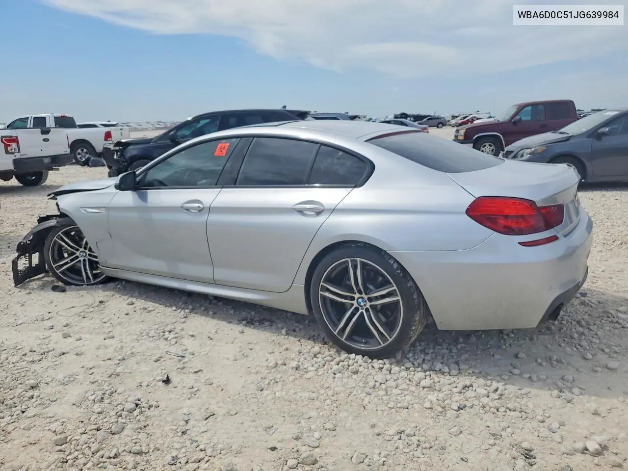 2018 BMW 640 I Gran Coupe VIN: WBA6D0C51JG639984 Lot: 55576956