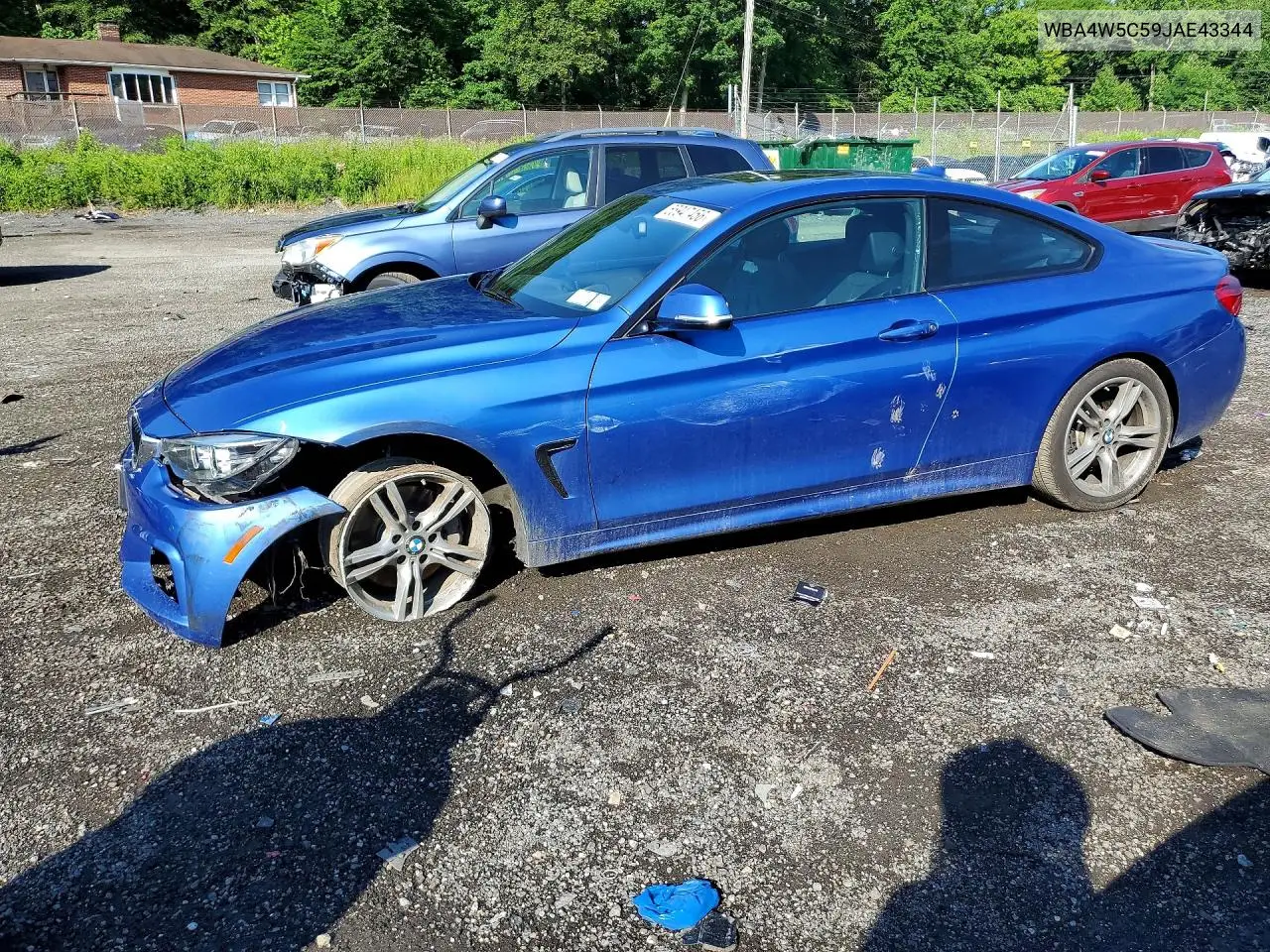 2018 BMW 430Xi VIN: WBA4W5C59JAE43344 Lot: 55947456