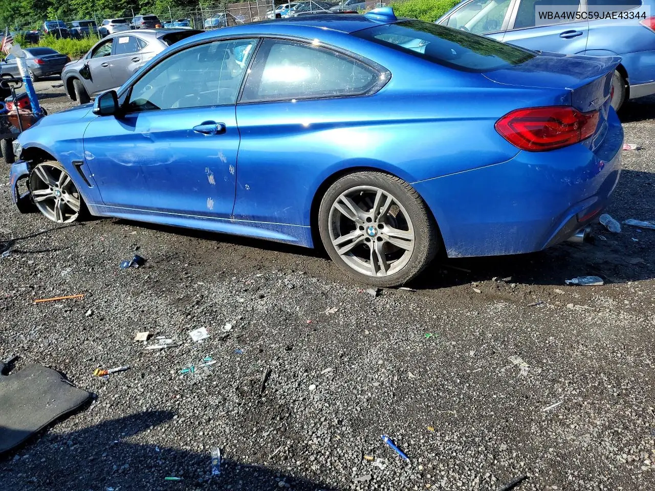 2018 BMW 430Xi VIN: WBA4W5C59JAE43344 Lot: 55947456
