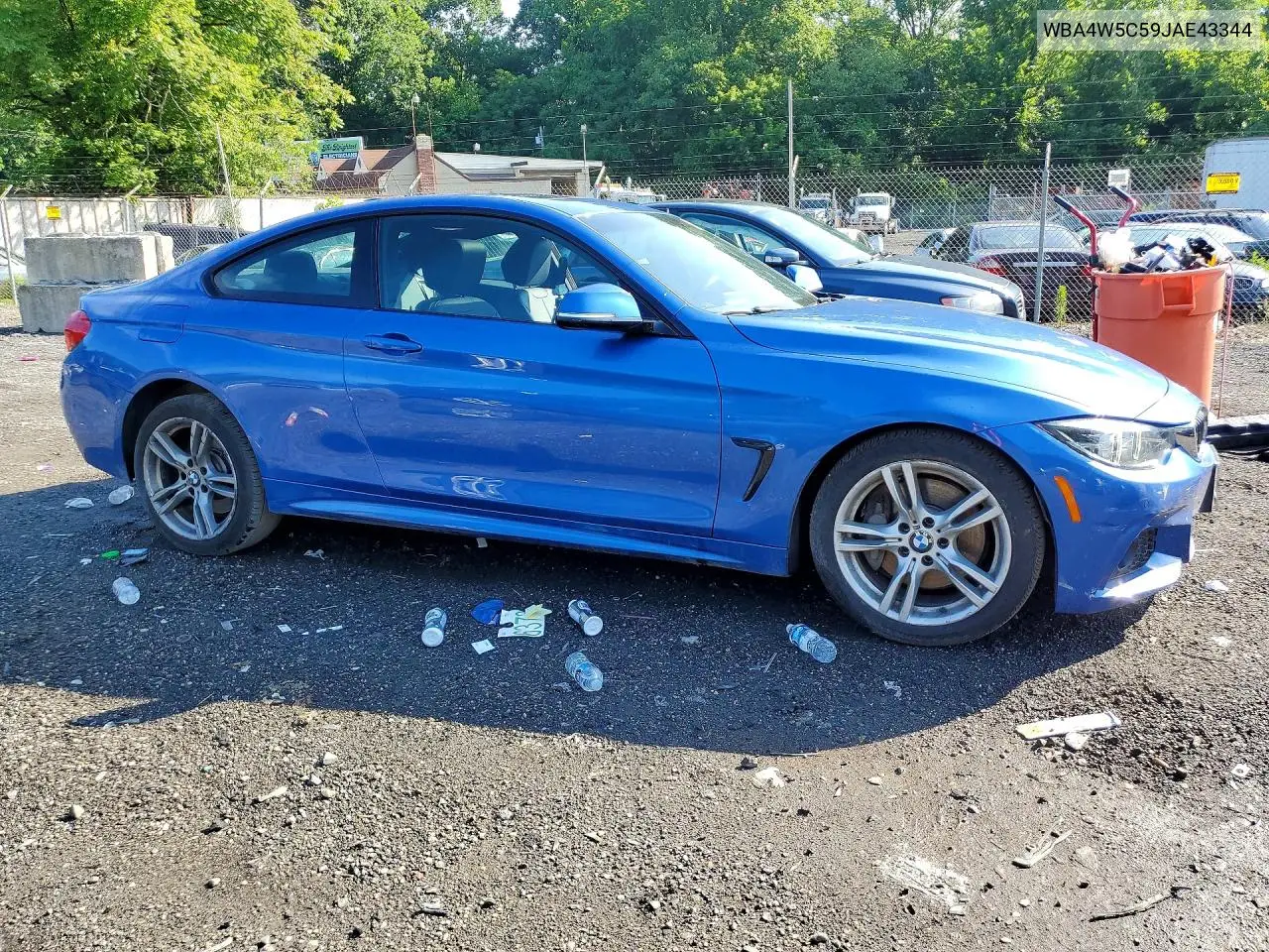 2018 BMW 430Xi VIN: WBA4W5C59JAE43344 Lot: 55947456