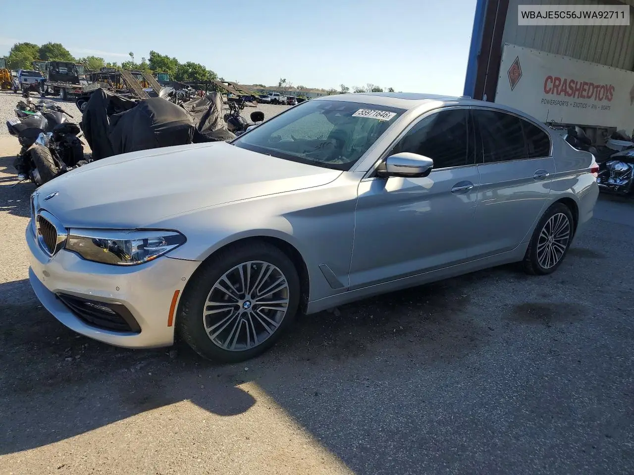 2018 BMW 540 I VIN: WBAJE5C56JWA92711 Lot: 55971646