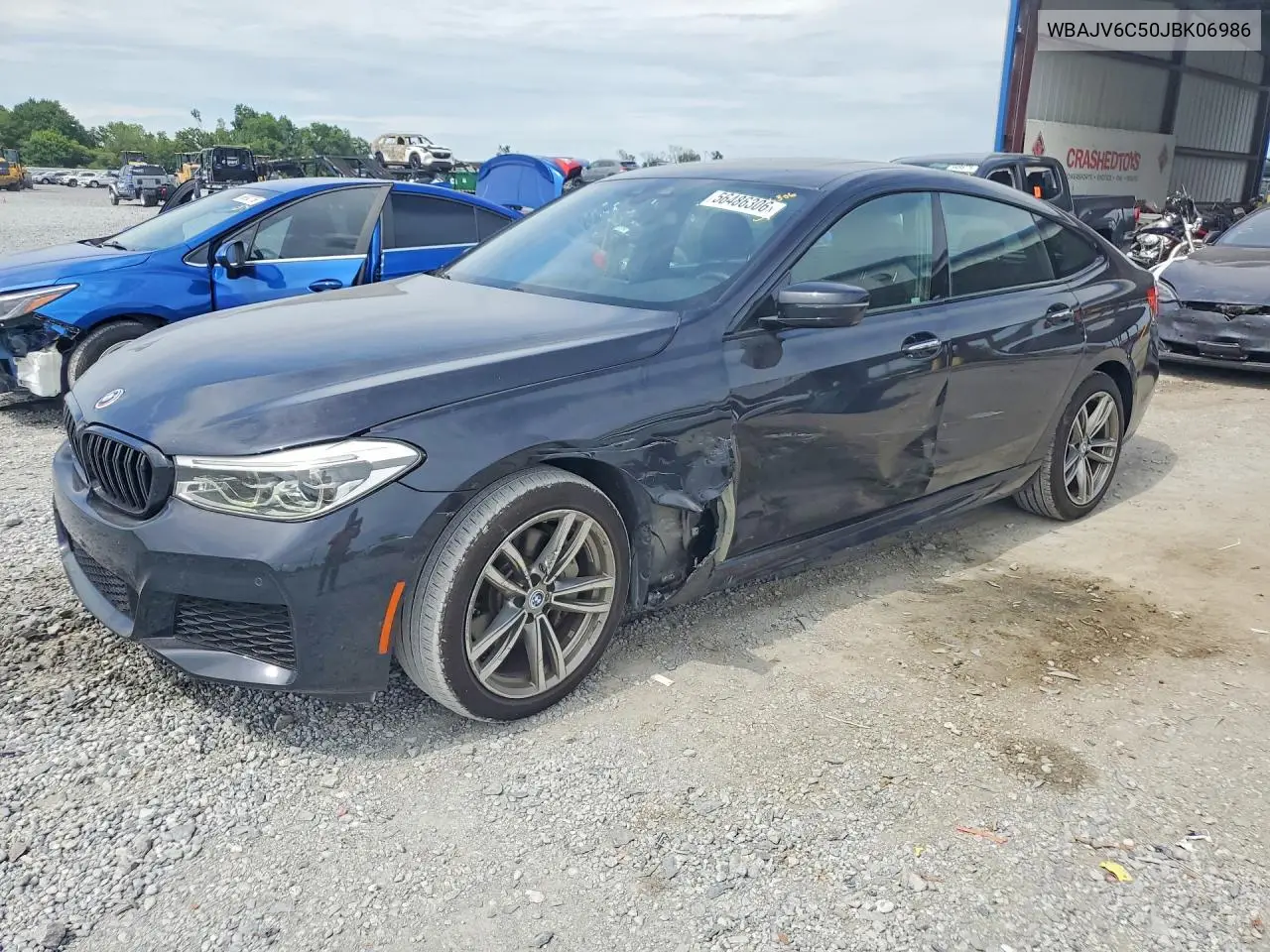2018 BMW 640 Xigt VIN: WBAJV6C50JBK06986 Lot: 56486306