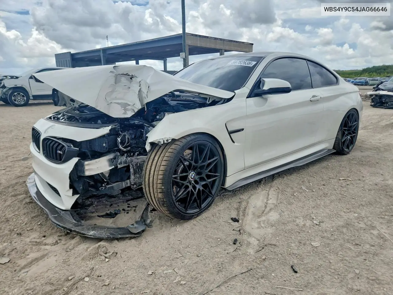 2018 BMW M4 VIN: WBS4Y9C54JAG66646 Lot: 56762636