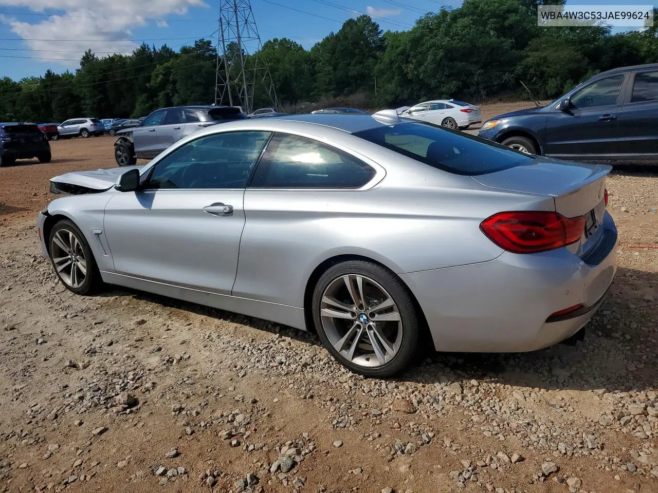 2018 BMW 430I VIN: WBA4W3C53JAE99624 Lot: 56949376