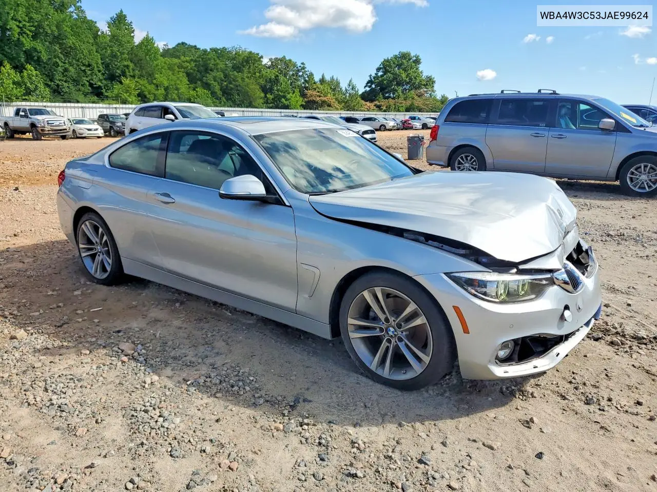 2018 BMW 430I VIN: WBA4W3C53JAE99624 Lot: 56949376