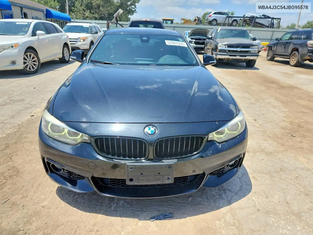2018 BMW 430Xi Gran Coupe VIN: WBA4J3C54JBG95578 Lot: 57007936