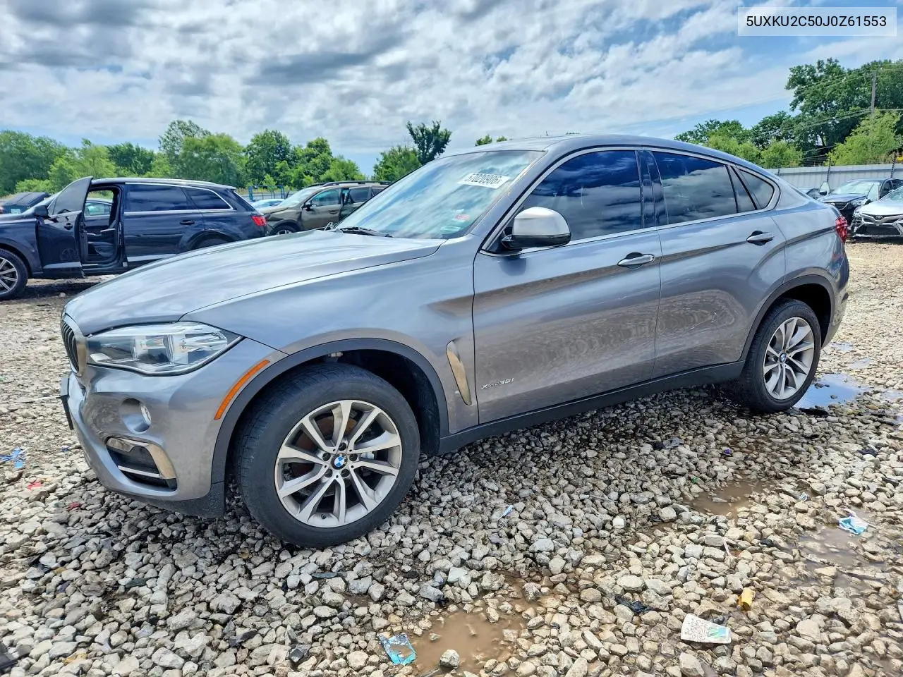 2018 BMW X6 xDrive35I VIN: 5UXKU2C50J0Z61553 Lot: 57020906