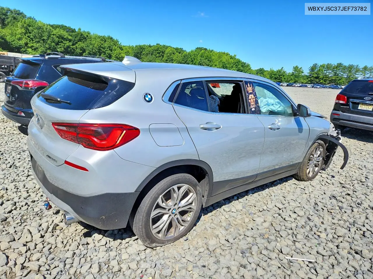 2018 BMW X2 xDrive28I VIN: WBXYJ5C37JEF73782 Lot: 57118656