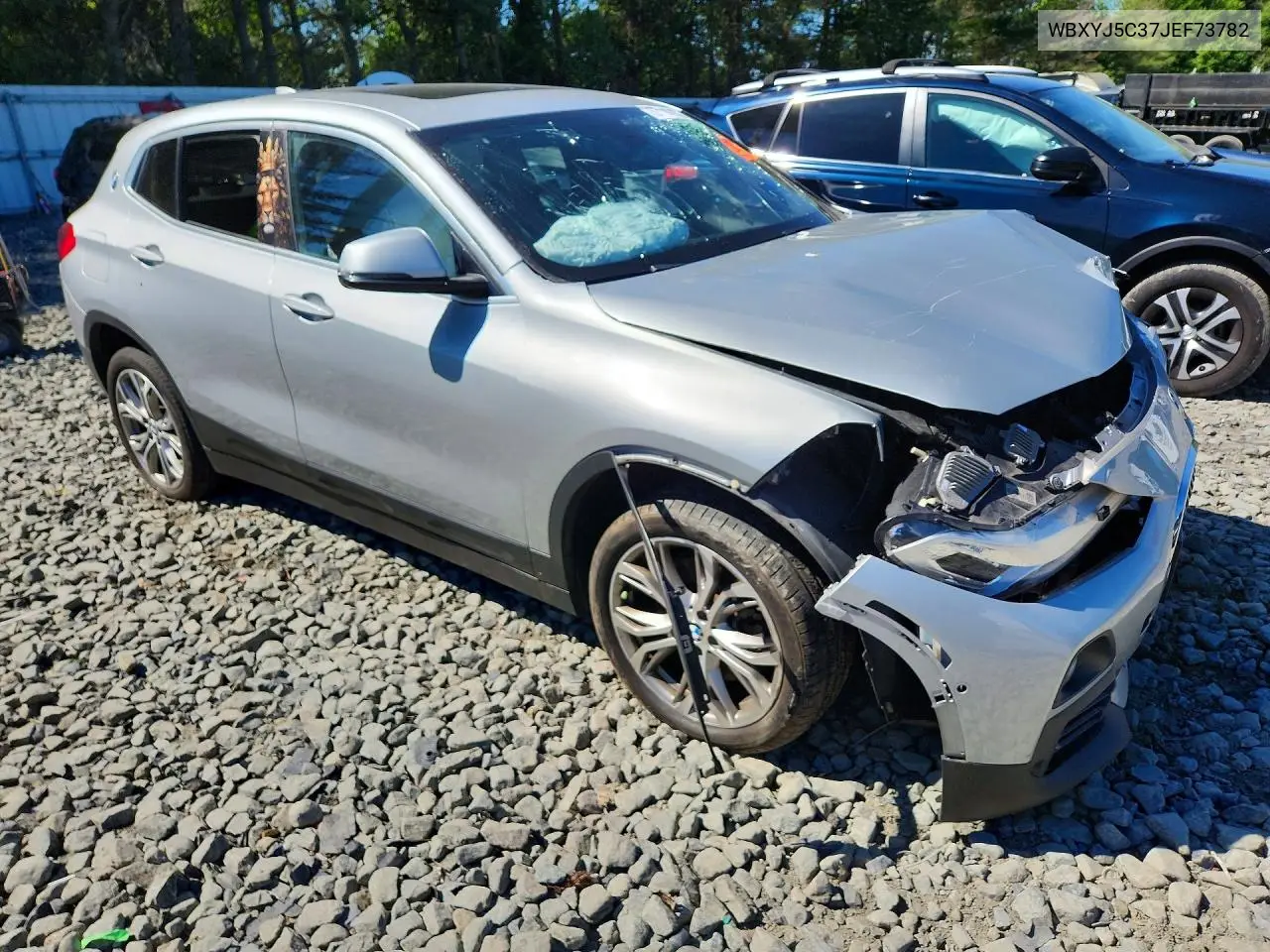 2018 BMW X2 xDrive28I VIN: WBXYJ5C37JEF73782 Lot: 57118656