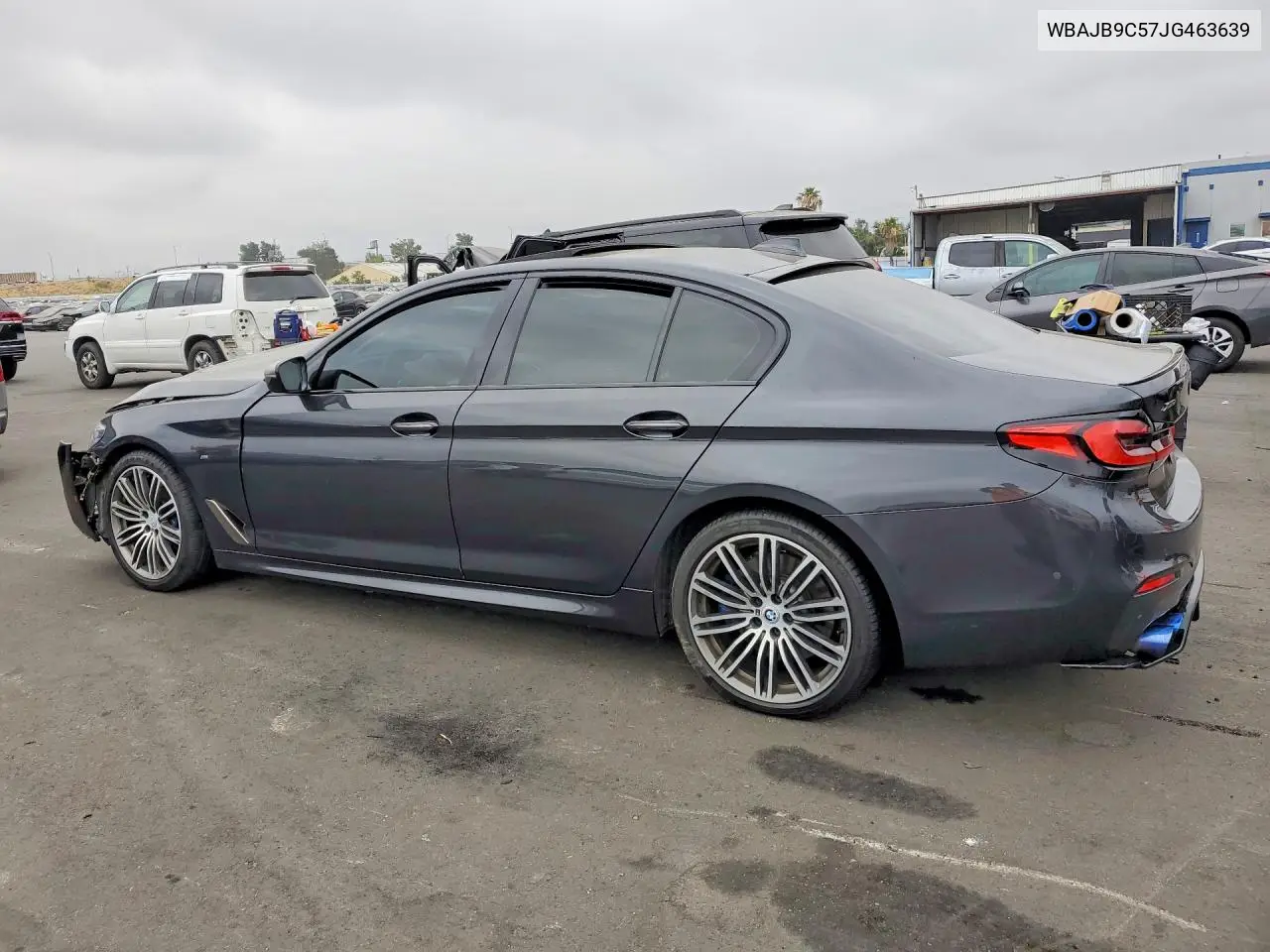 2018 BMW M550Xi VIN: WBAJB9C57JG463639 Lot: 57624586