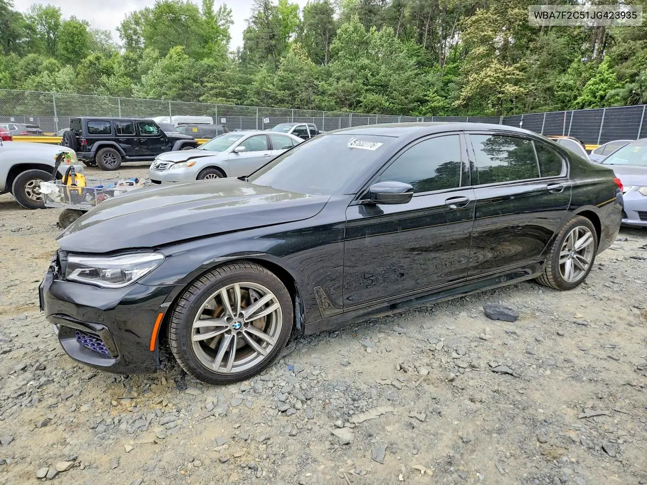 2018 BMW 750 Xi VIN: WBA7F2C51JG423935 Lot: 57632776