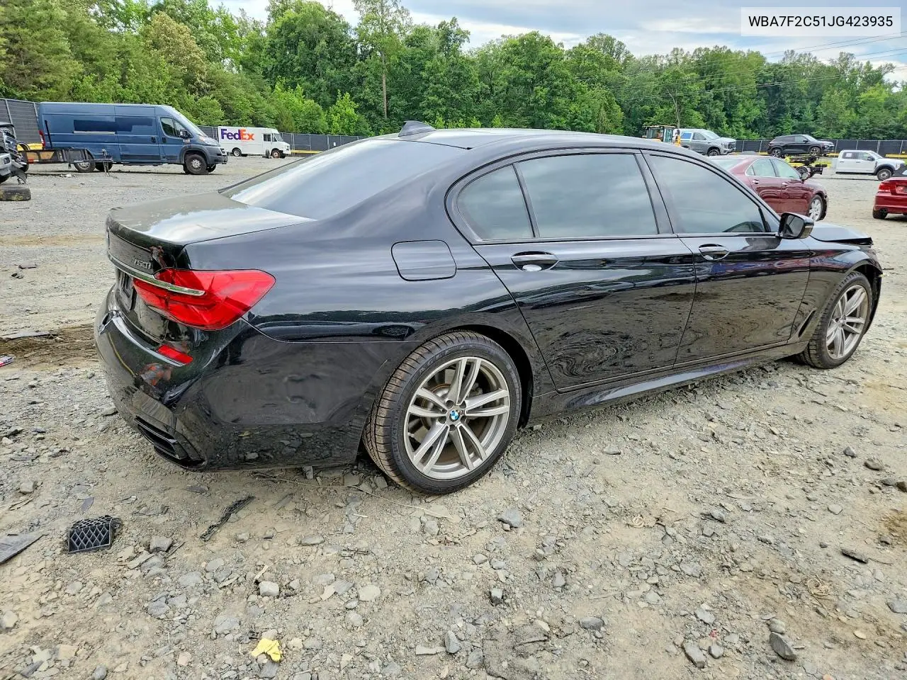2018 BMW 750 Xi VIN: WBA7F2C51JG423935 Lot: 57632776