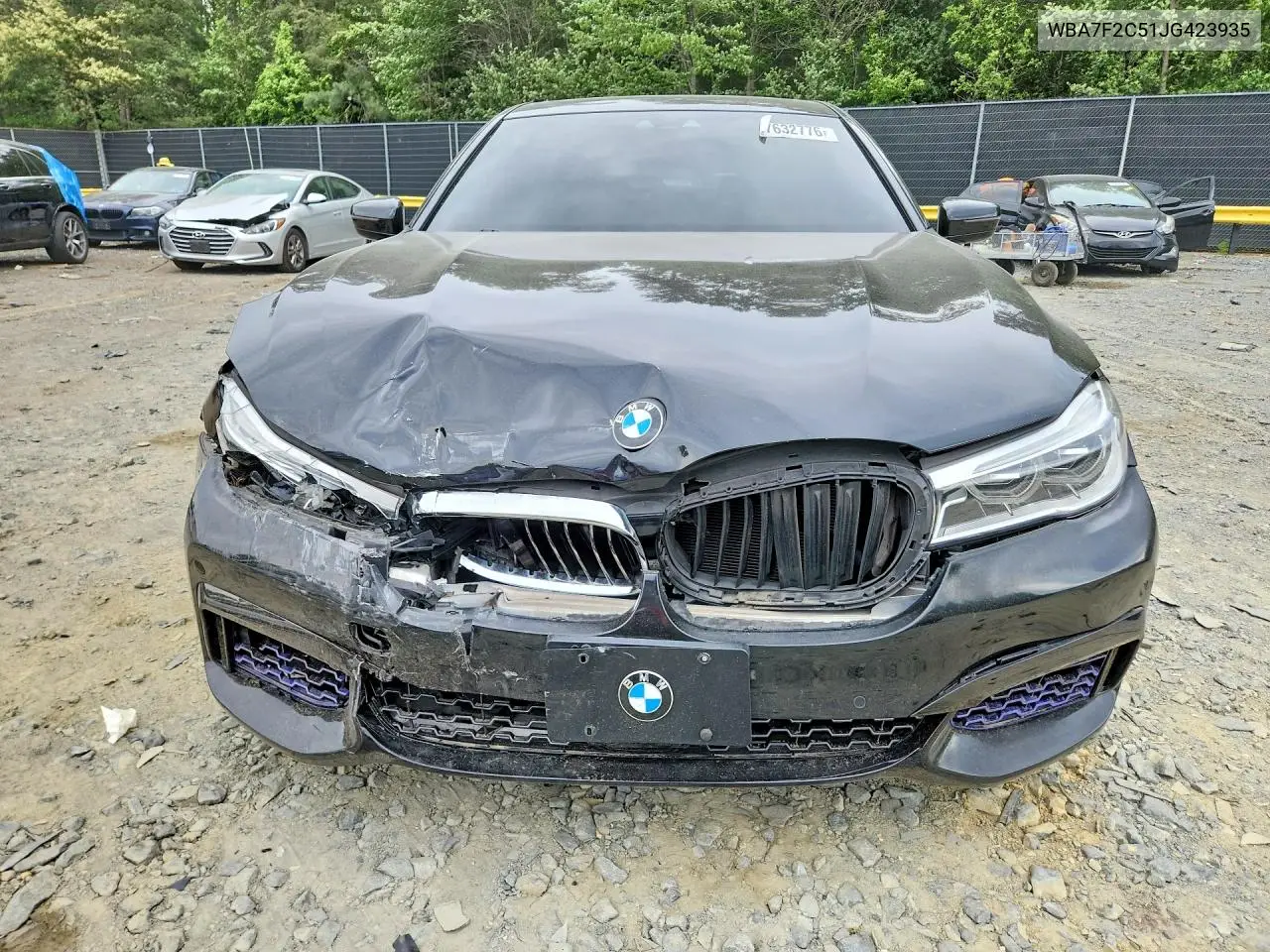 2018 BMW 750 Xi VIN: WBA7F2C51JG423935 Lot: 57632776