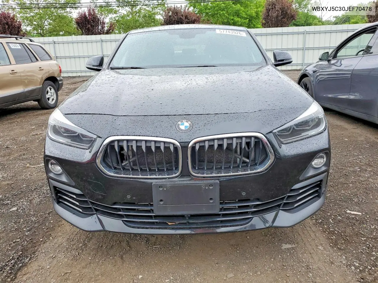 2018 BMW X2 xDrive28I VIN: WBXYJ5C30JEF70478 Lot: 57743926