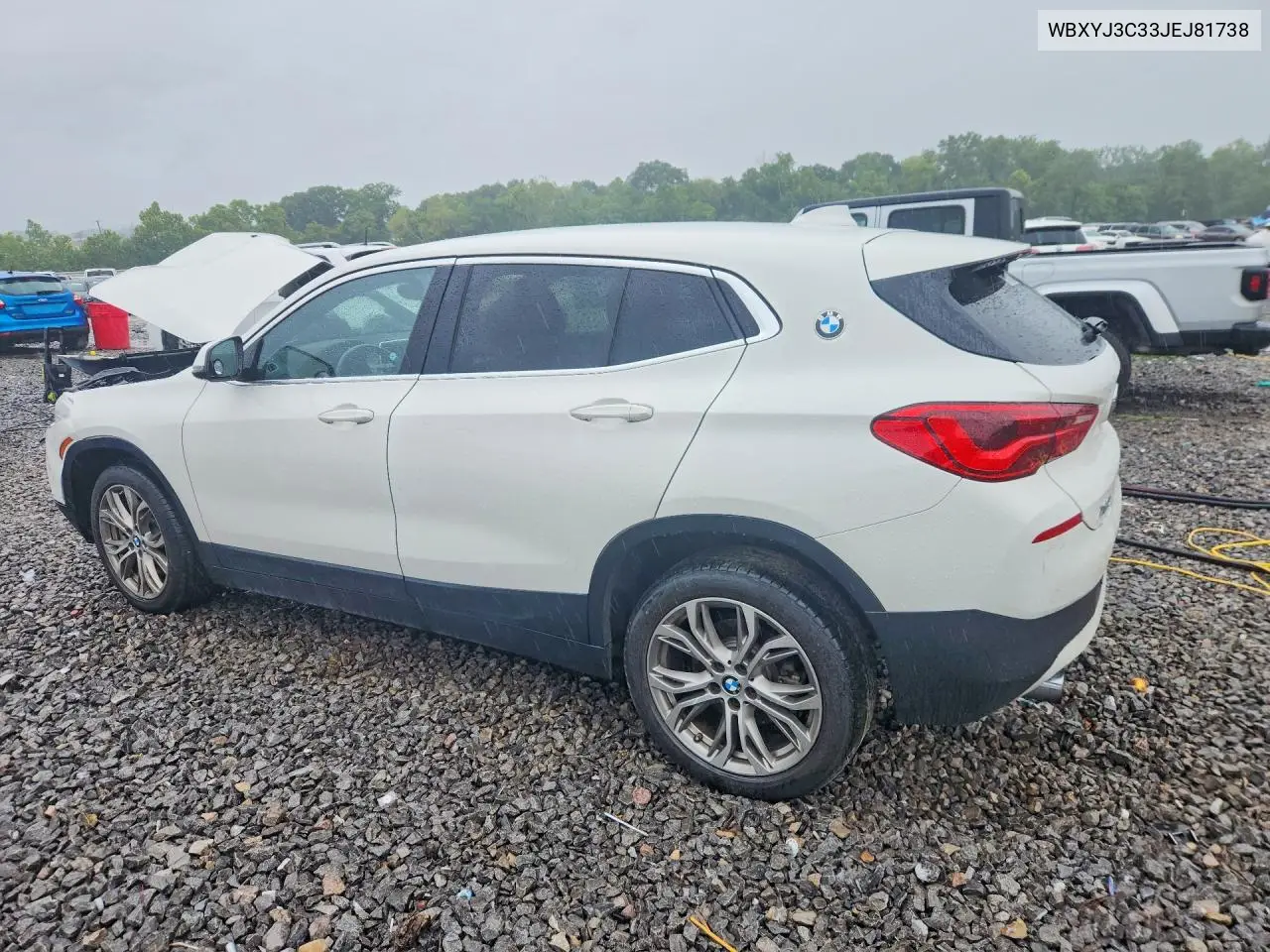 2018 BMW X2 Sdrive28I VIN: WBXYJ3C33JEJ81738 Lot: 57836666