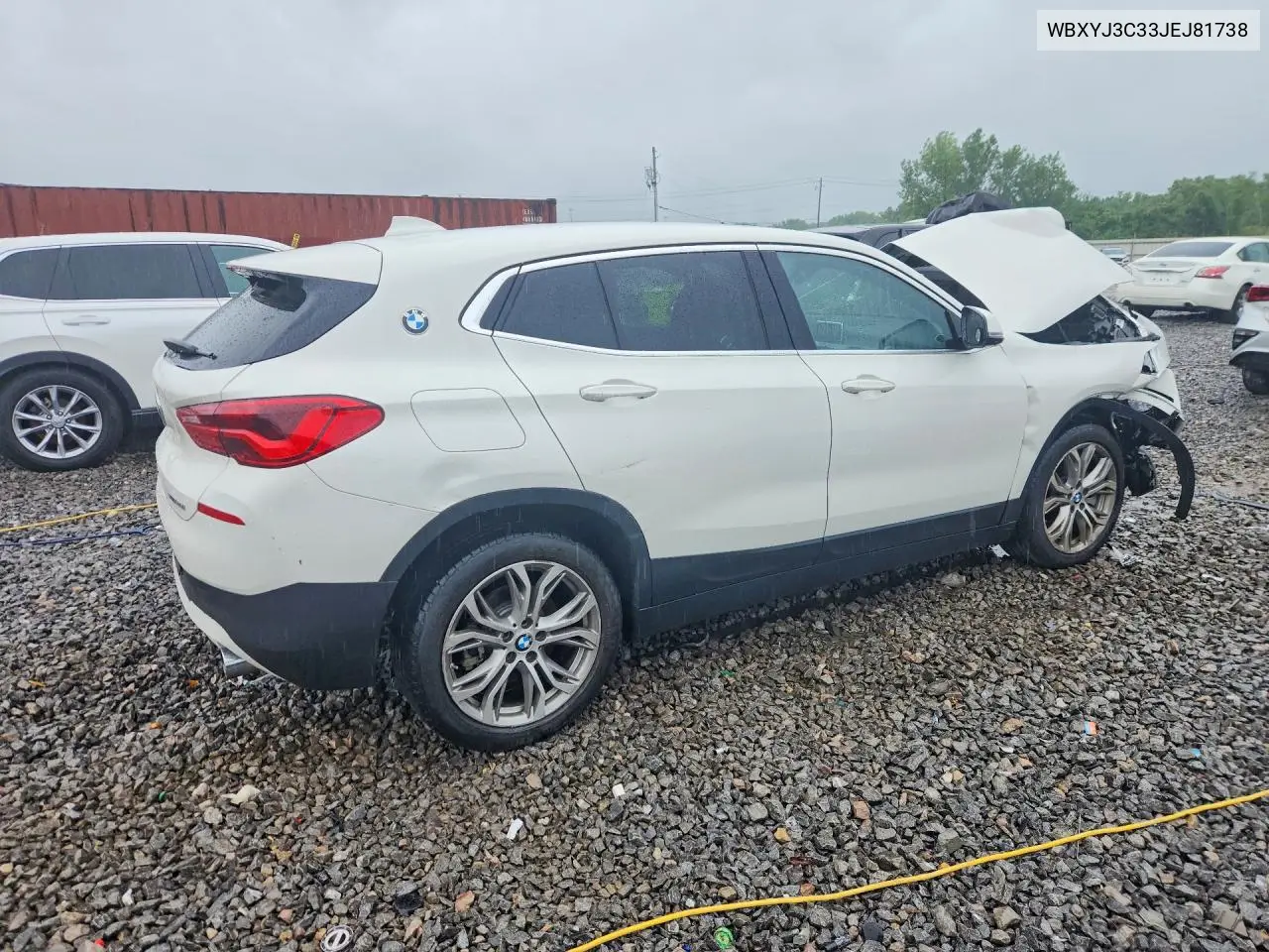 2018 BMW X2 Sdrive28I VIN: WBXYJ3C33JEJ81738 Lot: 57836666