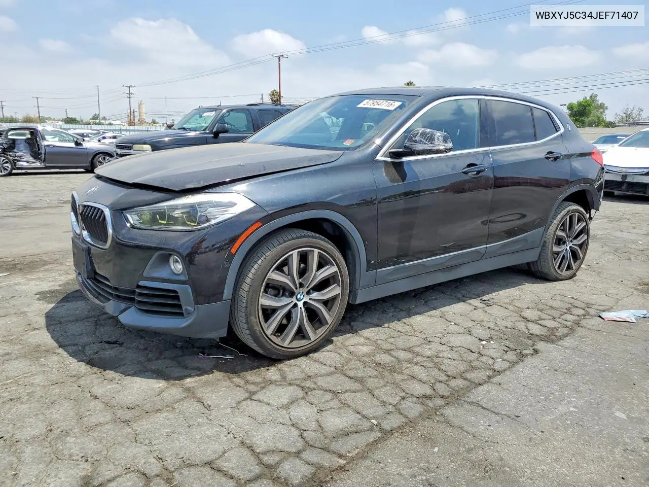2018 BMW X2 xDrive28I VIN: WBXYJ5C34JEF71407 Lot: 57954716