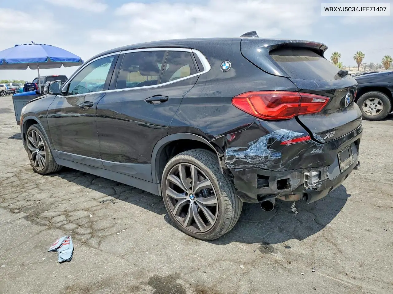 2018 BMW X2 xDrive28I VIN: WBXYJ5C34JEF71407 Lot: 57954716