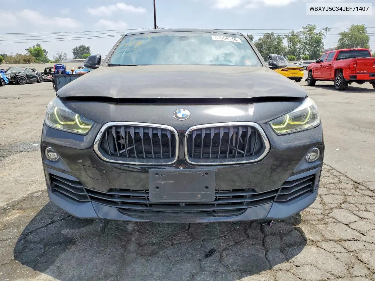 2018 BMW X2 xDrive28I VIN: WBXYJ5C34JEF71407 Lot: 57954716