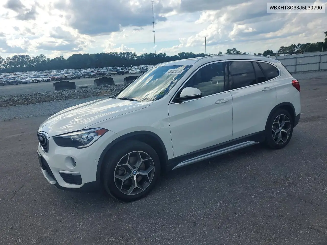 2018 BMW X1 xDrive28I VIN: WBXHT3C33J5L30790 Lot: 58222206