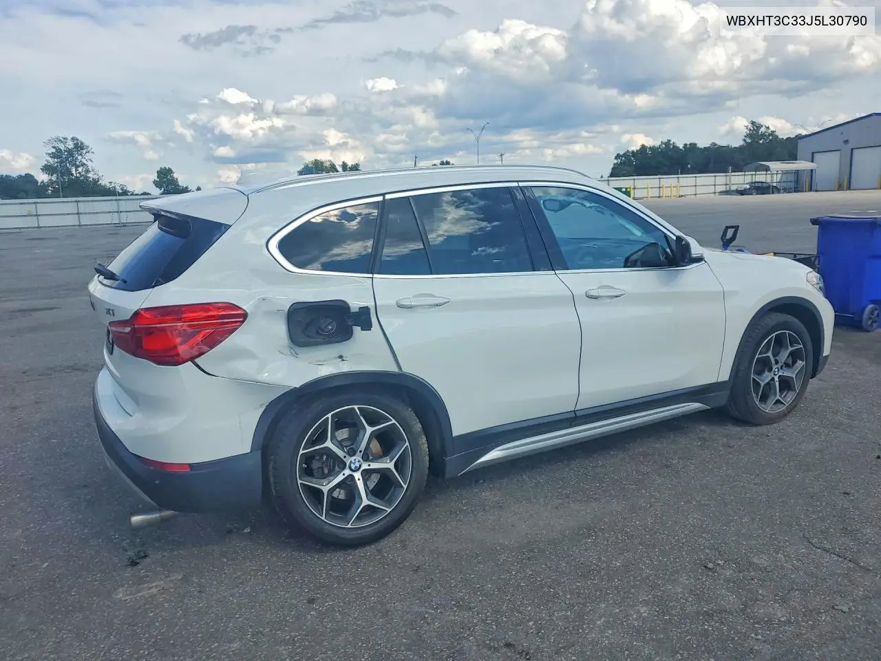 2018 BMW X1 xDrive28I VIN: WBXHT3C33J5L30790 Lot: 58222206