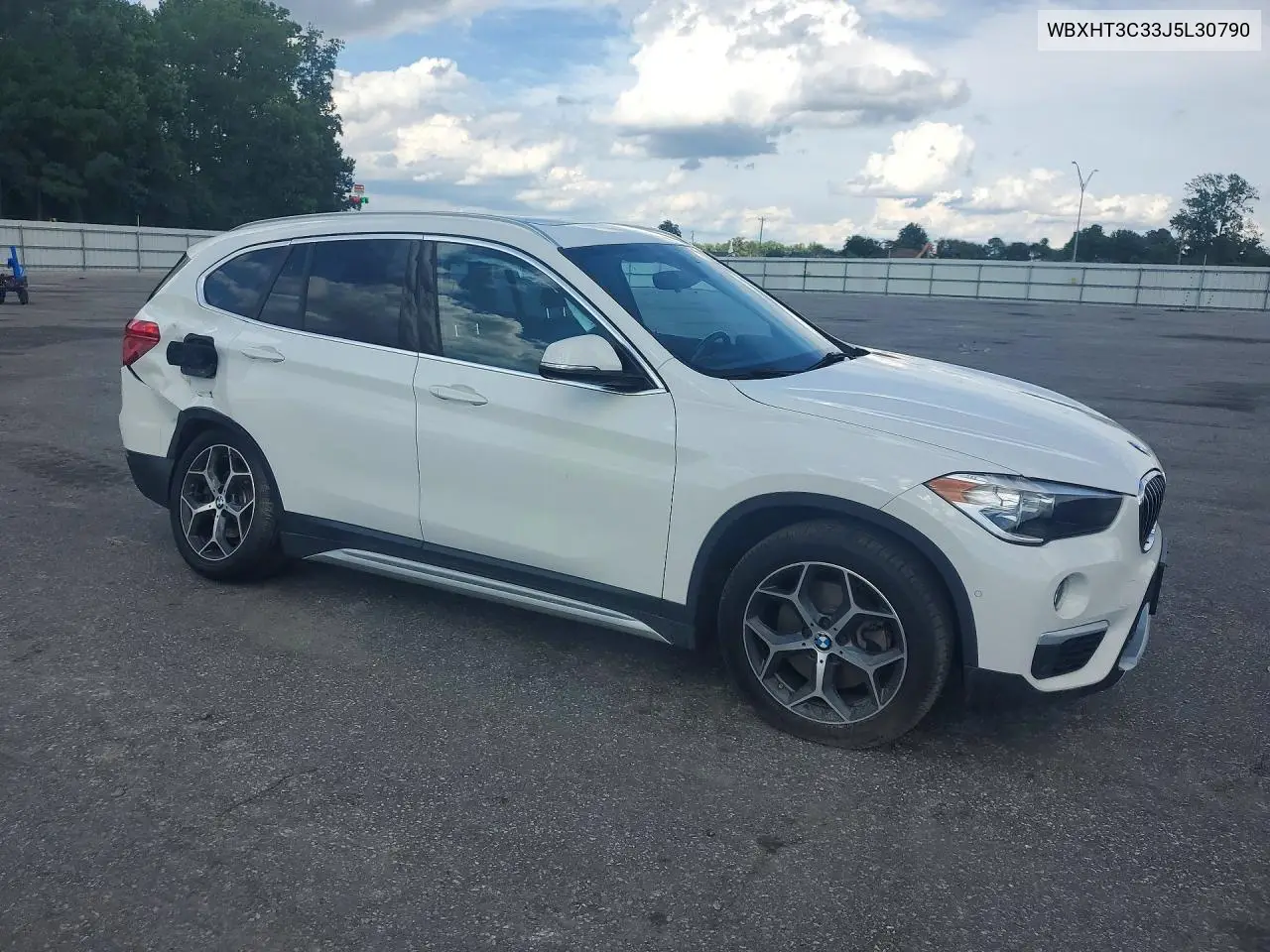 2018 BMW X1 xDrive28I VIN: WBXHT3C33J5L30790 Lot: 58222206