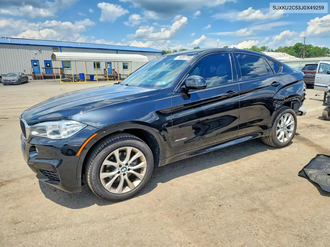 2018 BMW X6 xDrive35I VIN: 5UXKU2C53J0X49259 Lot: 58267756