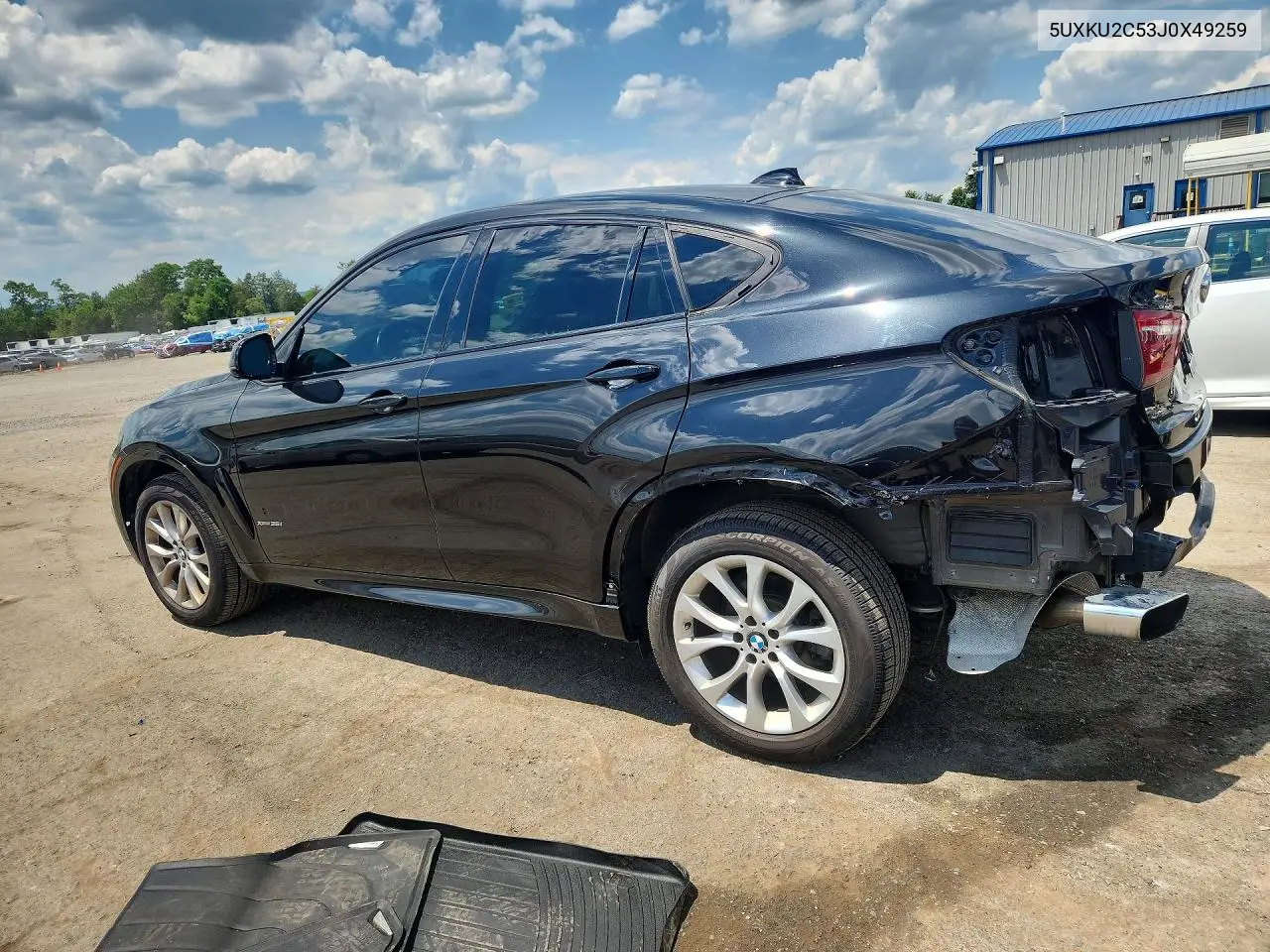 2018 BMW X6 xDrive35I VIN: 5UXKU2C53J0X49259 Lot: 58267756