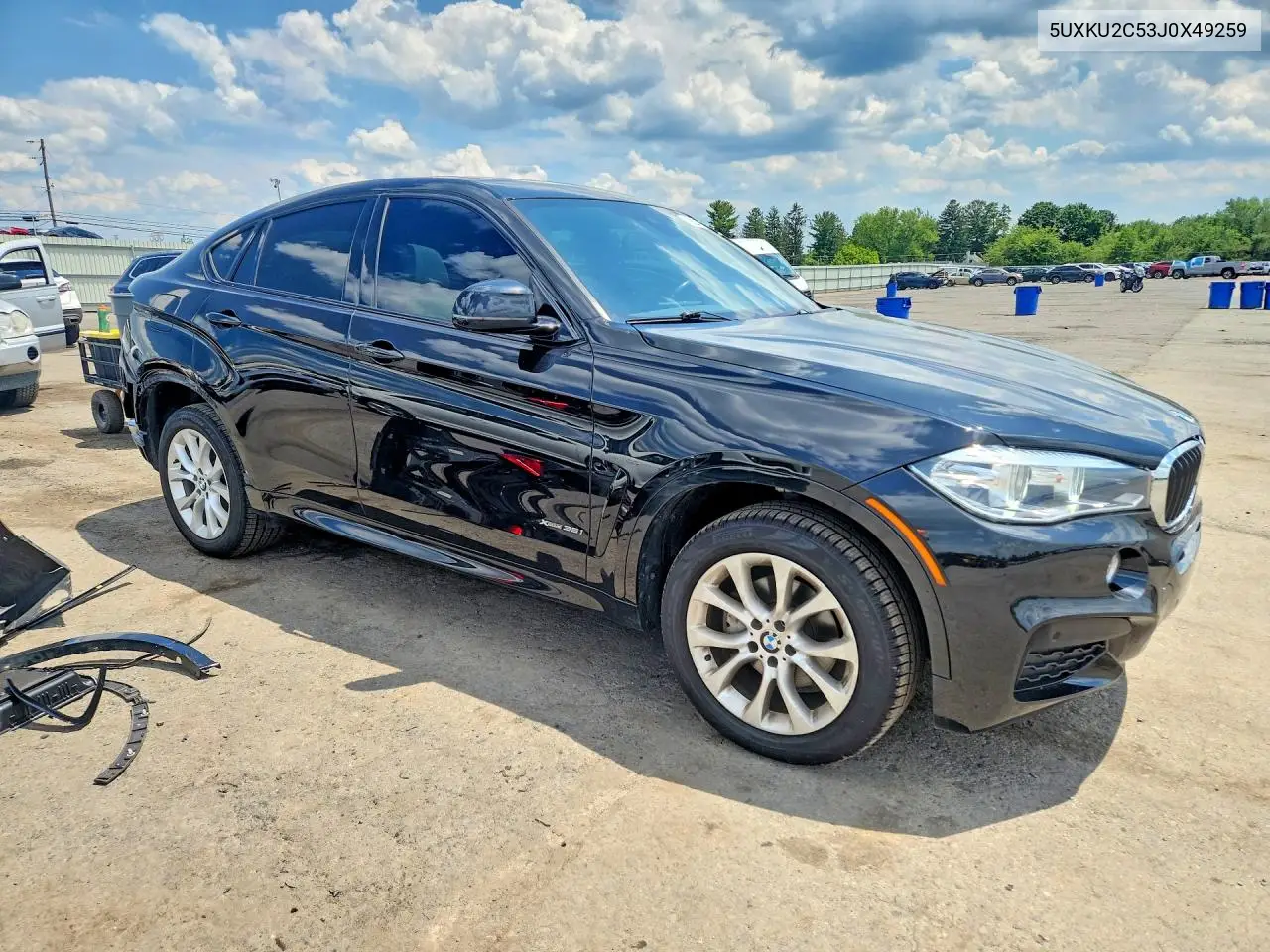 2018 BMW X6 xDrive35I VIN: 5UXKU2C53J0X49259 Lot: 58267756