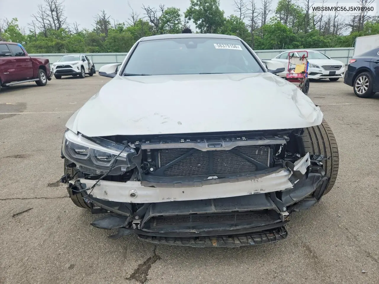 2018 BMW M3 VIN: WBS8M9C56J5K98960 Lot: 58379156