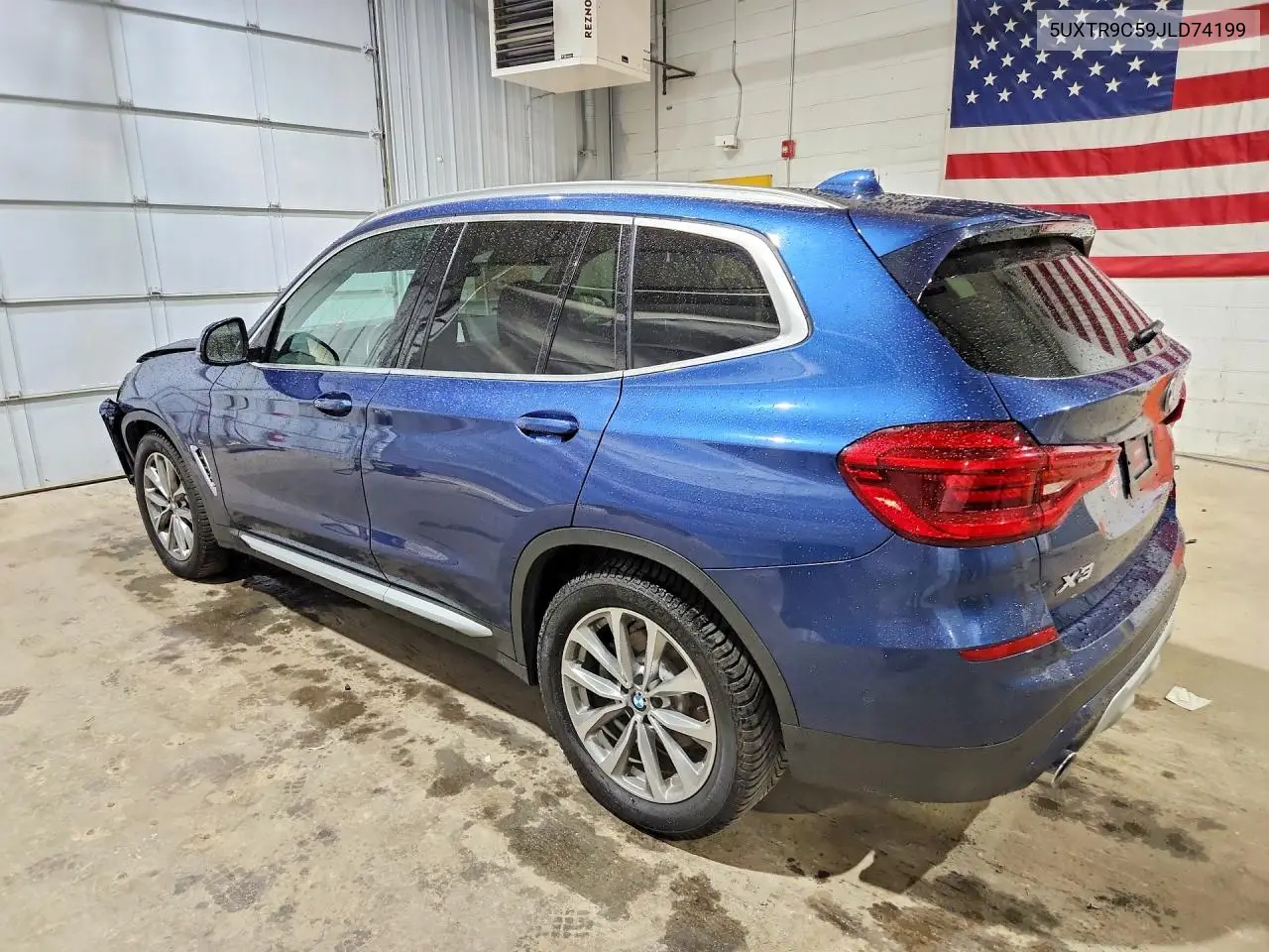 2018 BMW X3 xDrive30I VIN: 5UXTR9C59JLD74199 Lot: 58385196