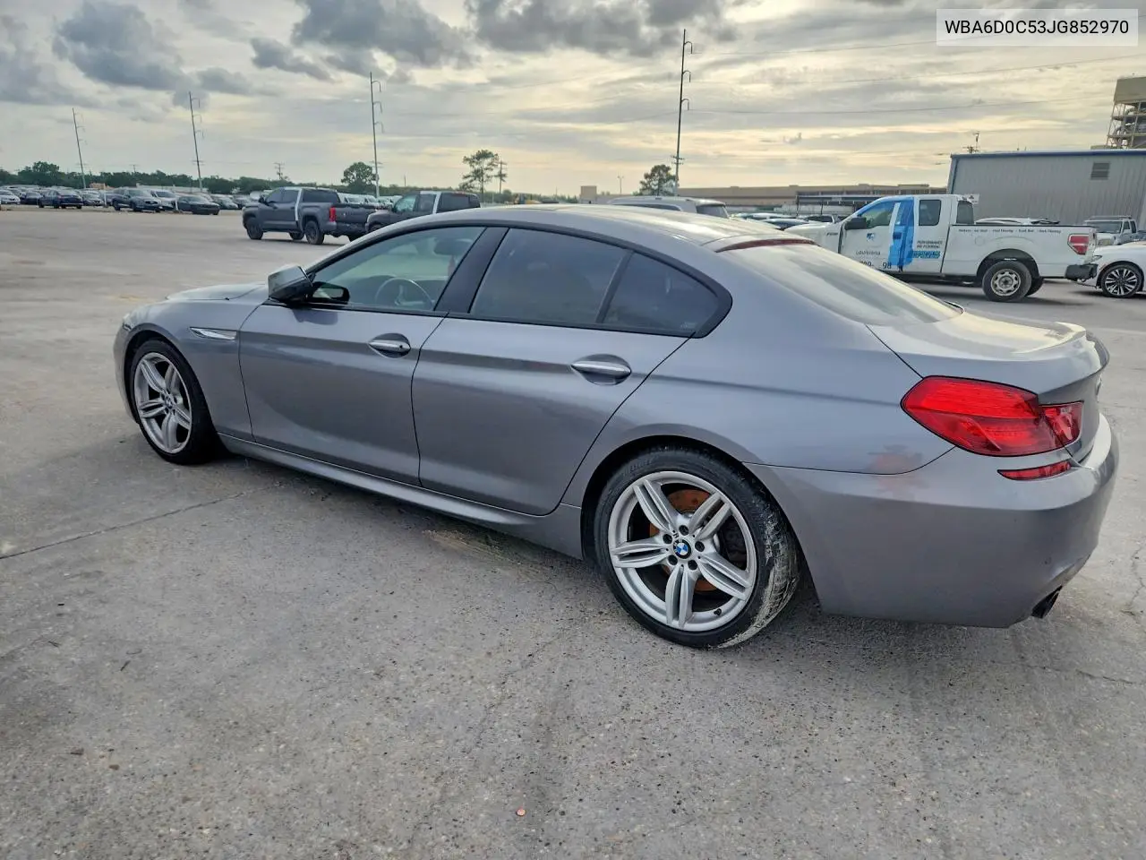 2018 BMW 640 I Gran Coupe VIN: WBA6D0C53JG852970 Lot: 58399566