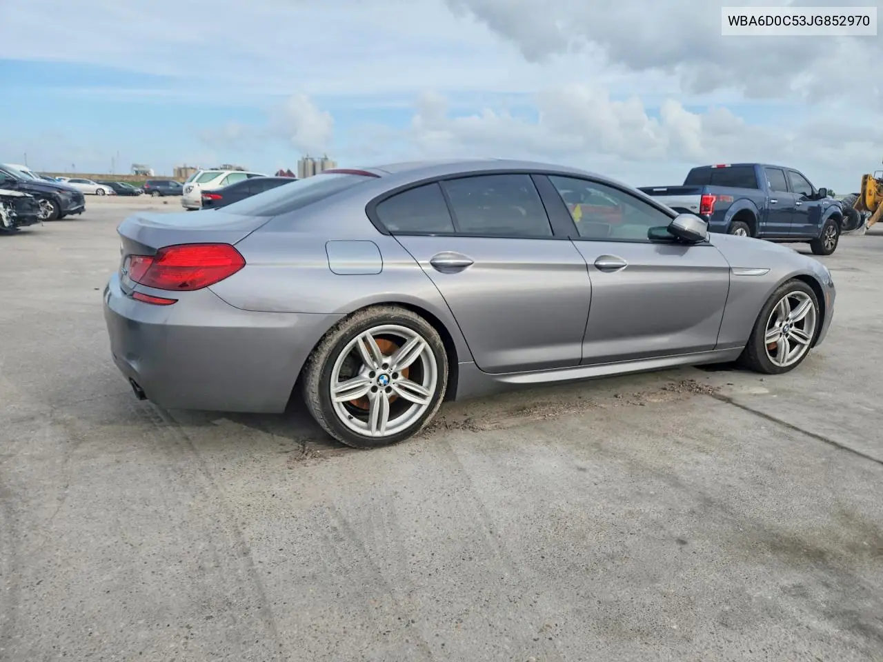 2018 BMW 640 I Gran Coupe VIN: WBA6D0C53JG852970 Lot: 58399566