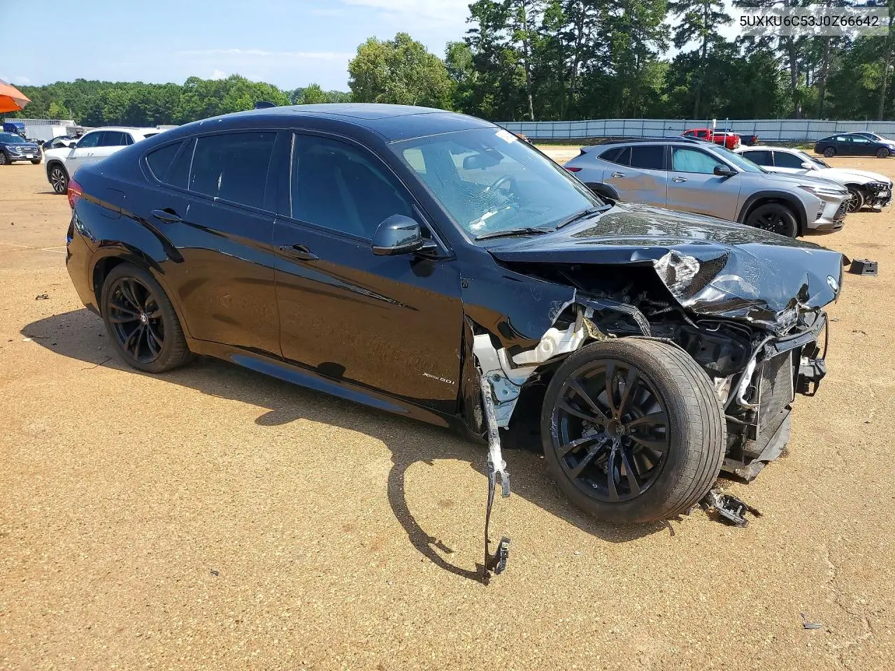 2018 BMW X6 xDrive50I VIN: 5UXKU6C53J0Z66642 Lot: 58430606