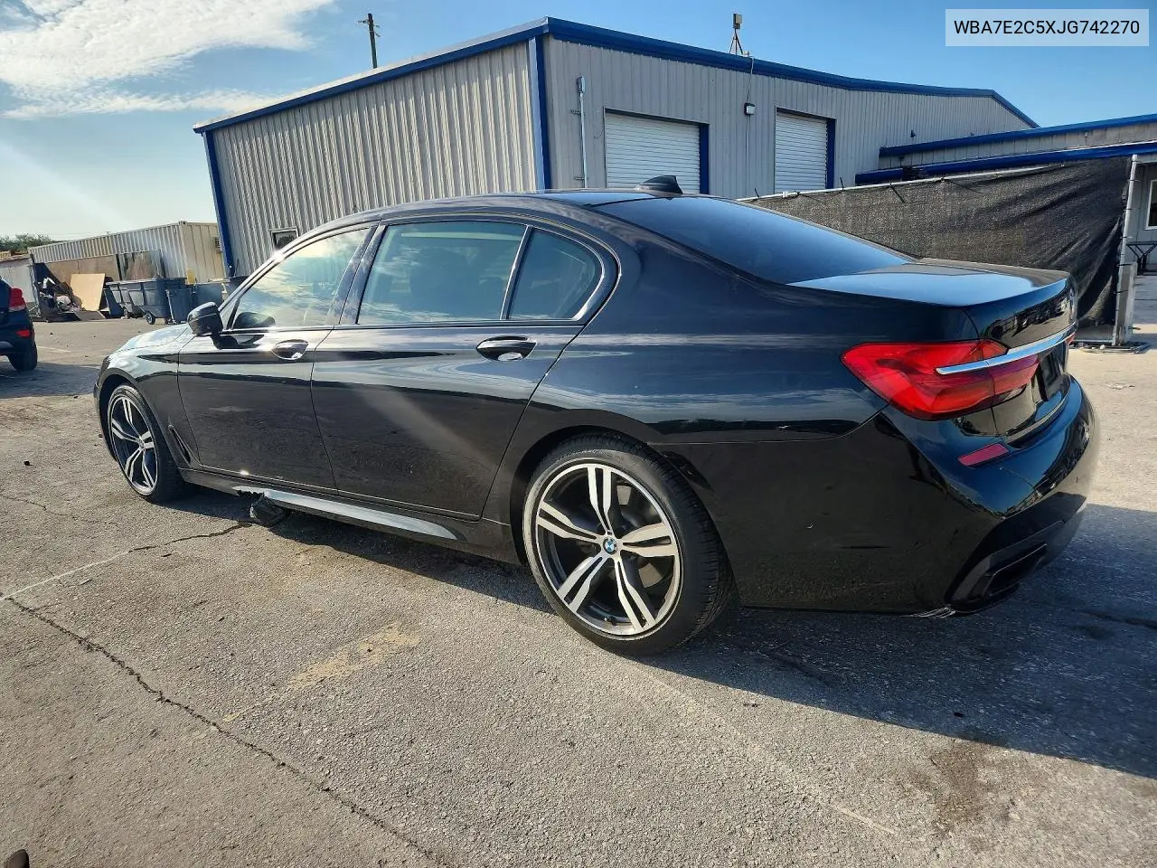 2018 BMW 740 I VIN: WBA7E2C5XJG742270 Lot: 58447226