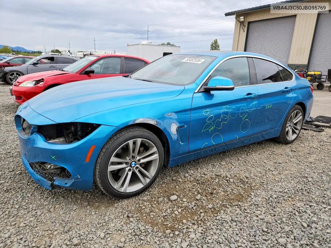 2018 BMW 430Xi Gran Coupe VIN: WBA4J3C50JBG95769 Lot: 58482536