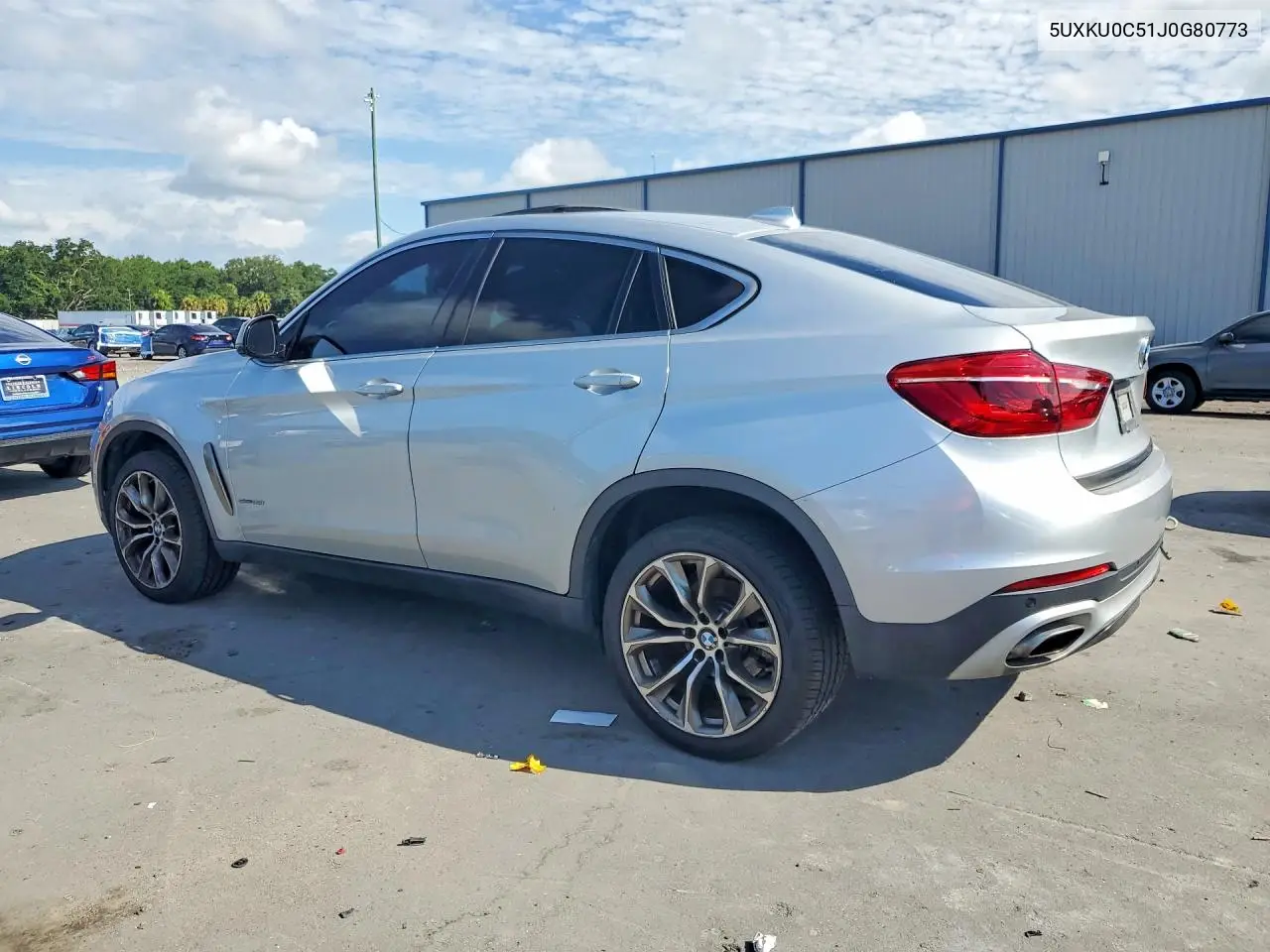2018 BMW X6 Sdrive35I VIN: 5UXKU0C51J0G80773 Lot: 58512276