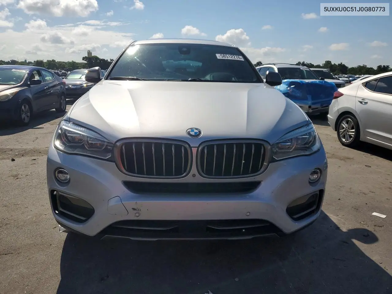2018 BMW X6 Sdrive35I VIN: 5UXKU0C51J0G80773 Lot: 58512276