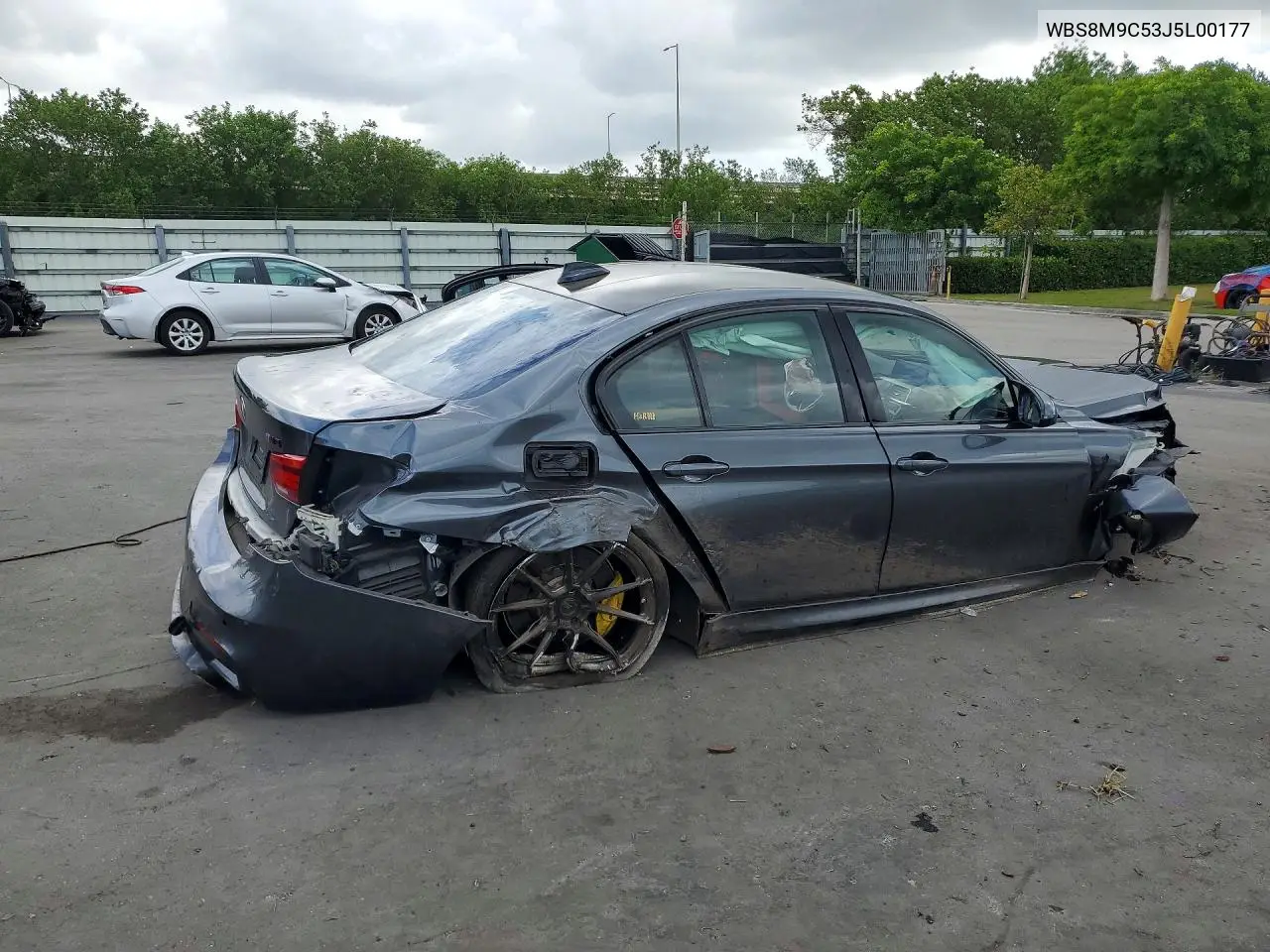 2018 BMW M3 VIN: WBS8M9C53J5L00177 Lot: 58607736