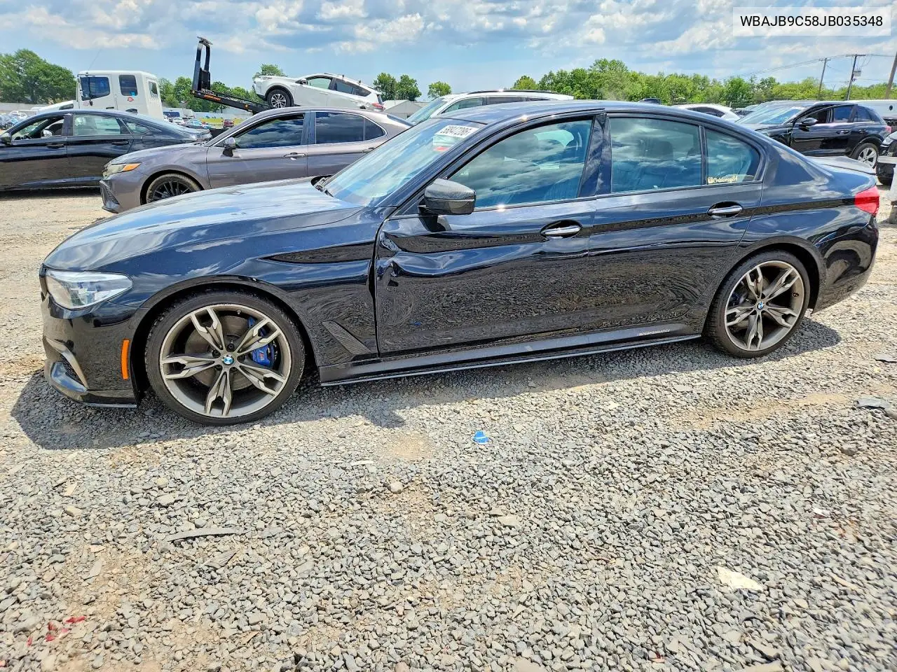 2018 BMW M550Xi VIN: WBAJB9C58JB035348 Lot: 58847286