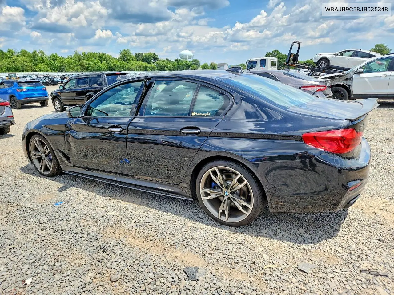 2018 BMW M550Xi VIN: WBAJB9C58JB035348 Lot: 58847286