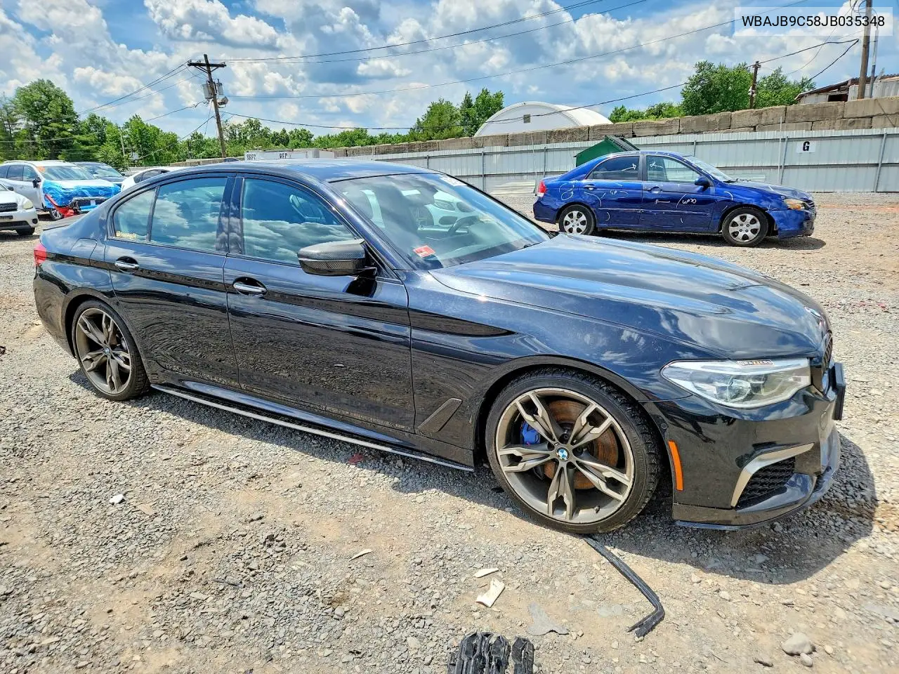 2018 BMW M550Xi VIN: WBAJB9C58JB035348 Lot: 58847286