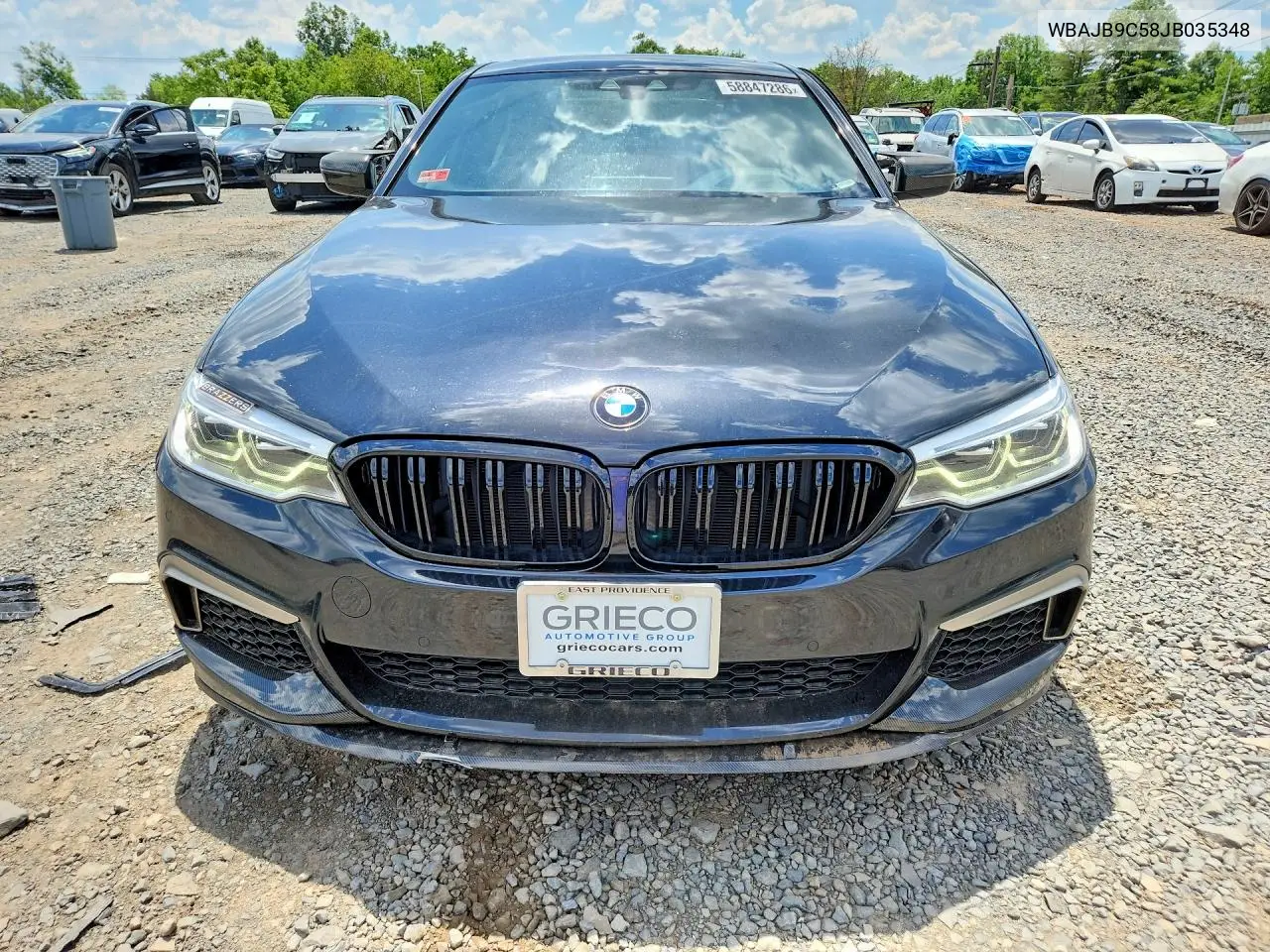 2018 BMW M550Xi VIN: WBAJB9C58JB035348 Lot: 58847286