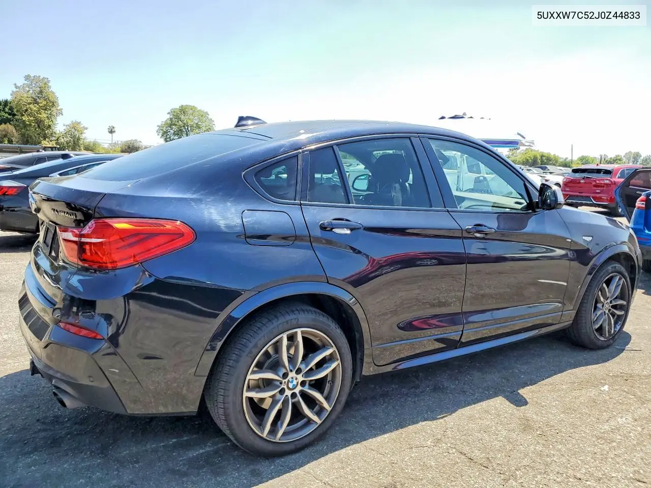 2018 BMW X4 xDrivem40I VIN: 5UXXW7C52J0Z44833 Lot: 59163256