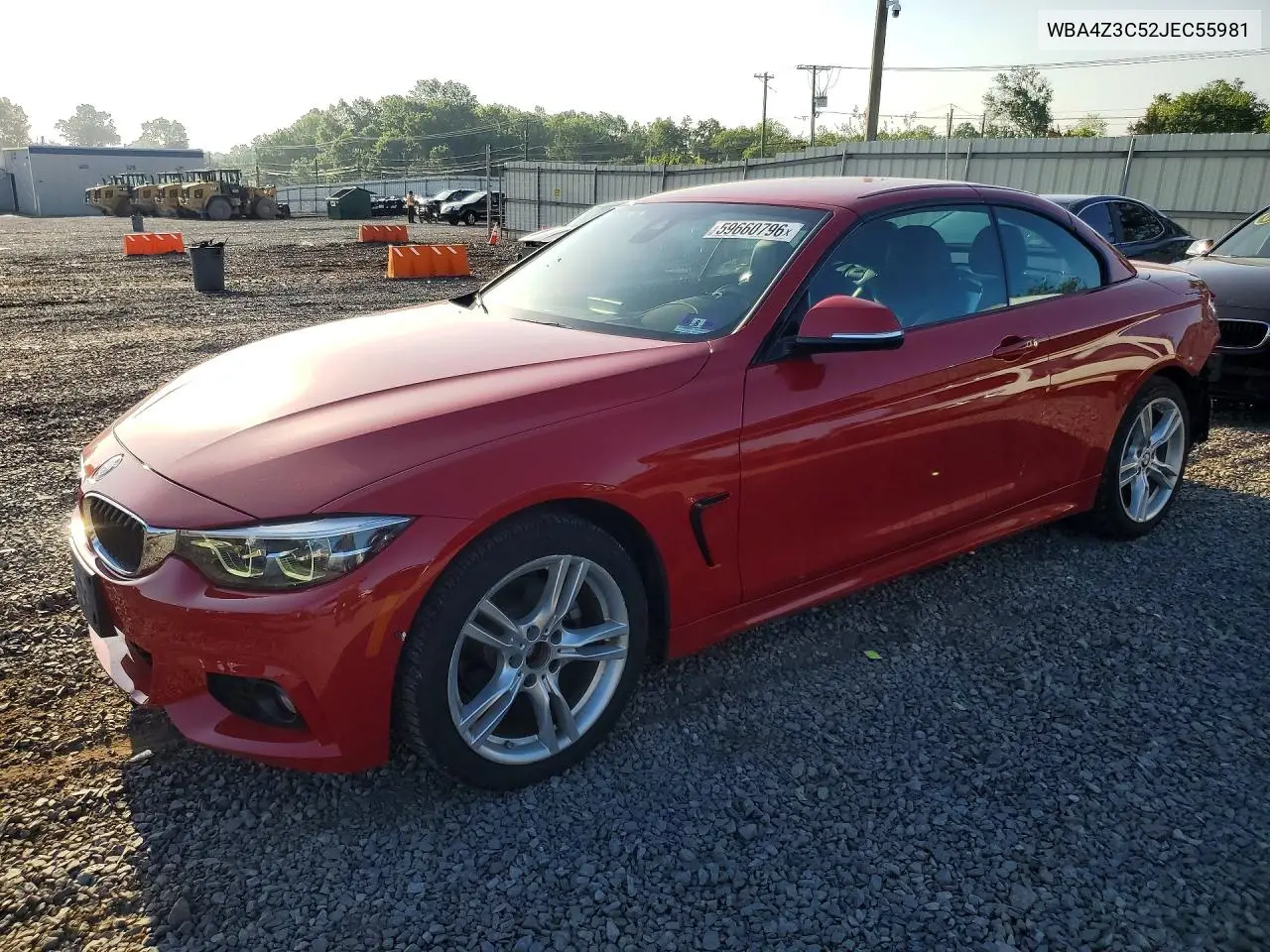 2018 BMW 430Xi VIN: WBA4Z3C52JEC55981 Lot: 59660796