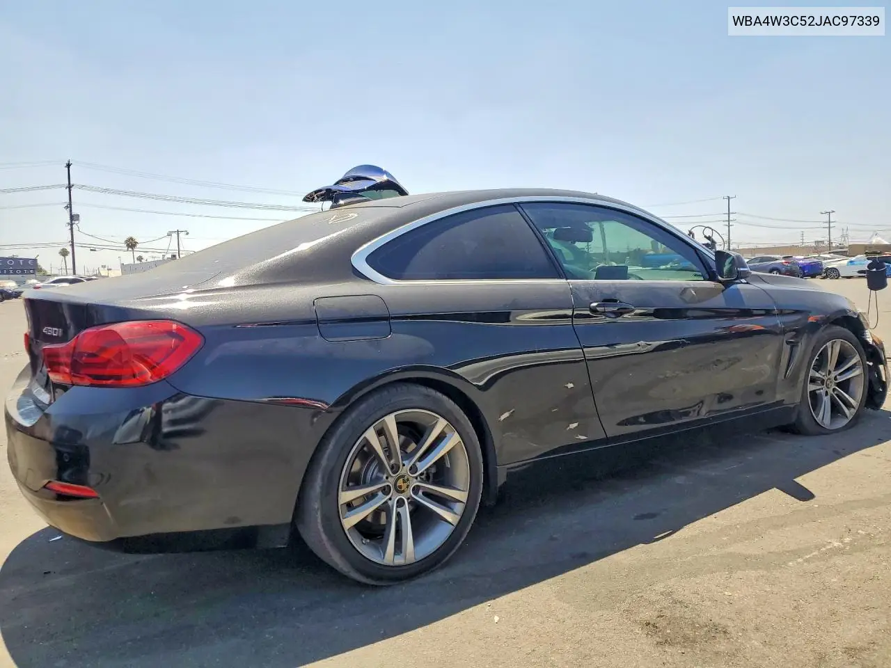 2018 BMW 430I VIN: WBA4W3C52JAC97339 Lot: 59731296