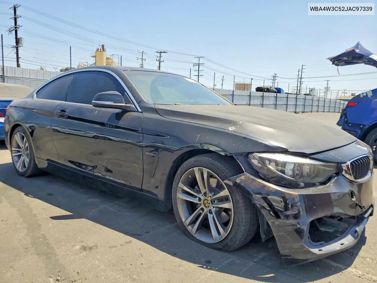 2018 BMW 430I VIN: WBA4W3C52JAC97339 Lot: 59731296