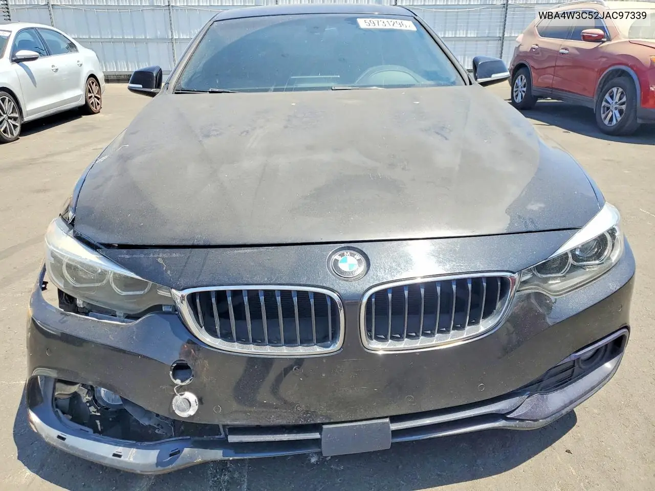 2018 BMW 430I VIN: WBA4W3C52JAC97339 Lot: 59731296