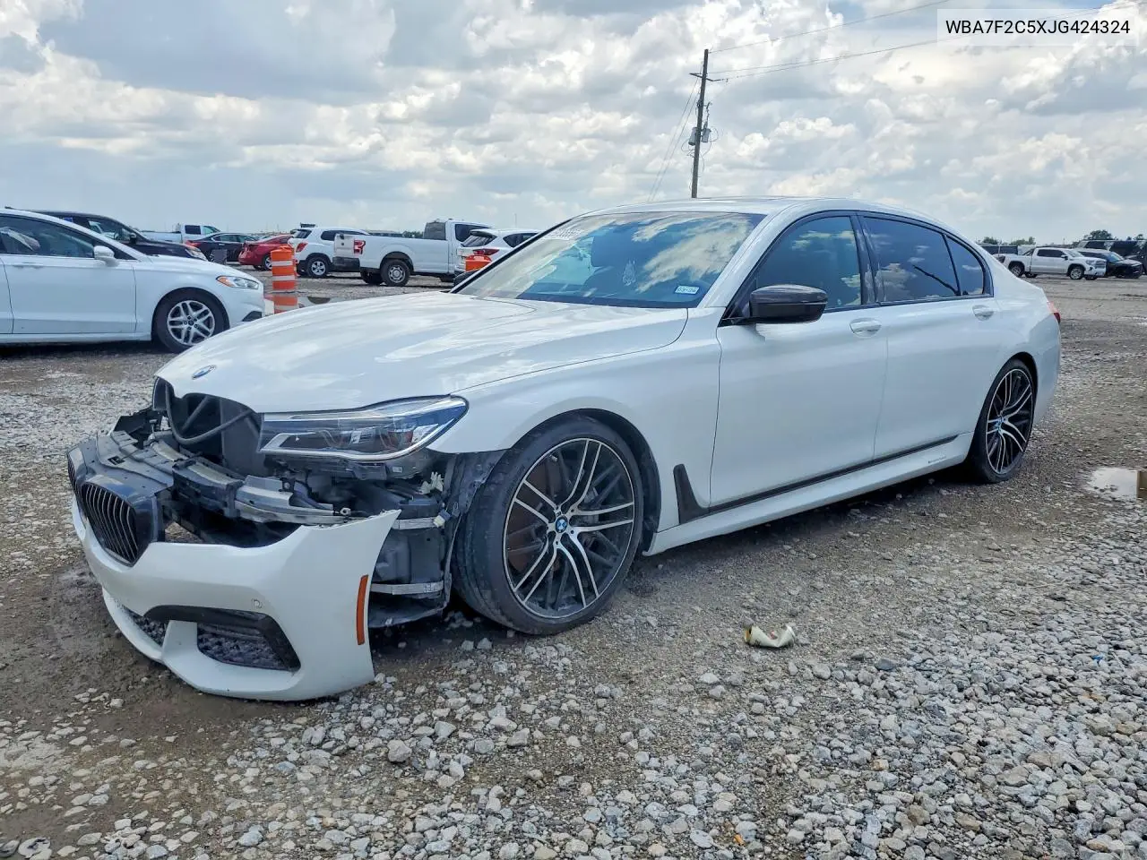 2018 BMW 750 Xi VIN: WBA7F2C5XJG424324 Lot: 59785656